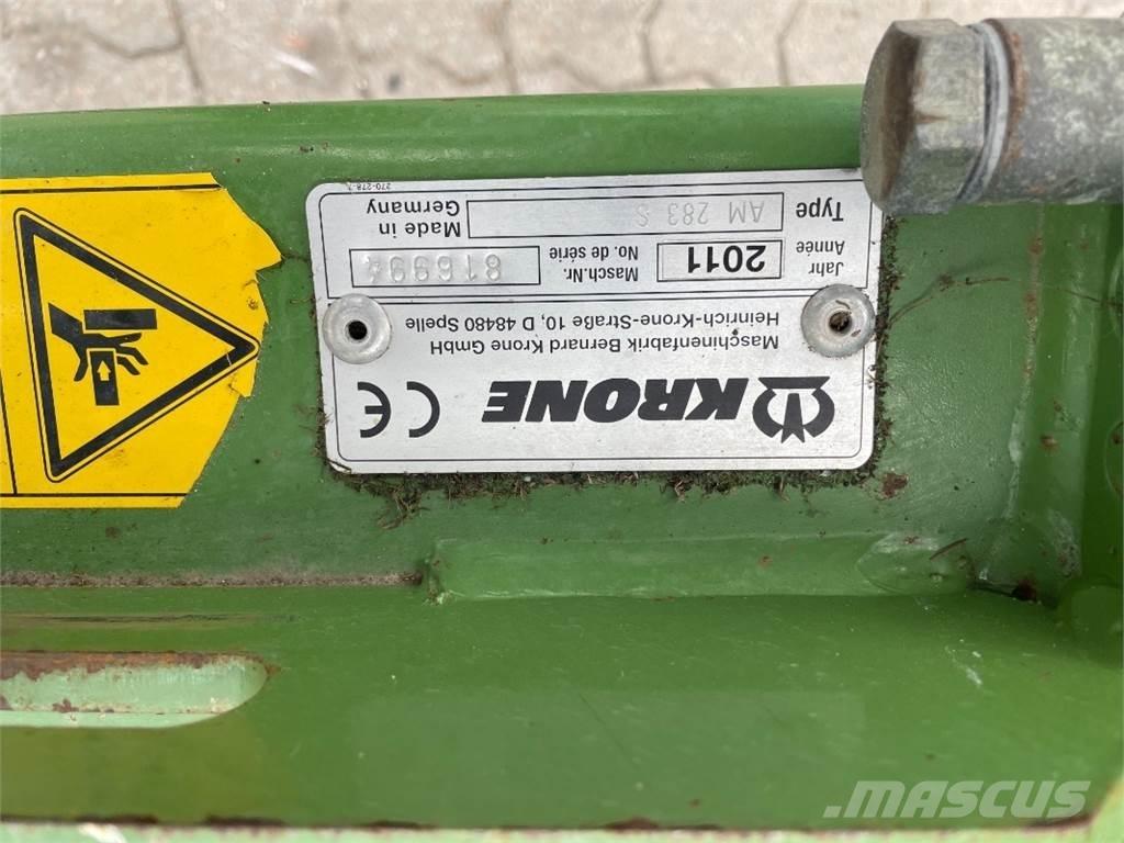 Krone AM 283S 割草调节装置