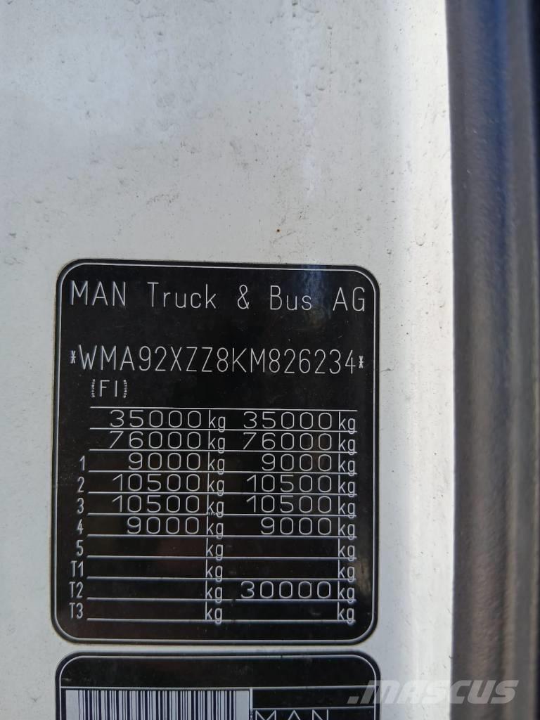 MAN TGX 35.580 车辆运输车
