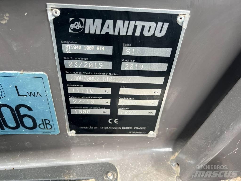 Manitou MT 1840 伸缩臂叉装车|叉装车