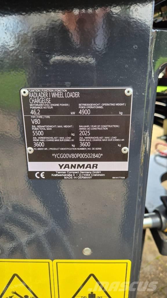 Yanmar V80/5 轮式装载机