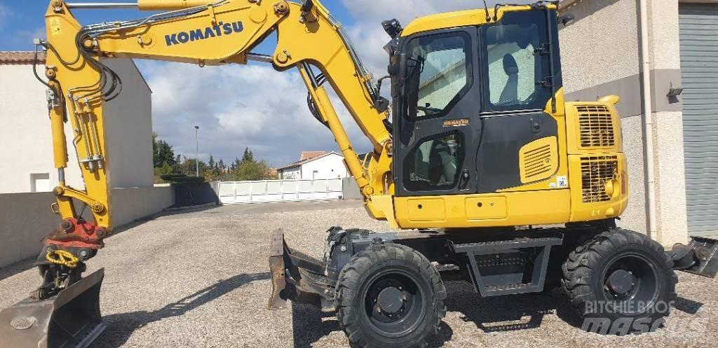Komatsu PW98 MR10 轮式挖掘机