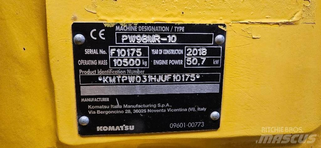 Komatsu PW98 MR10 轮式挖掘机
