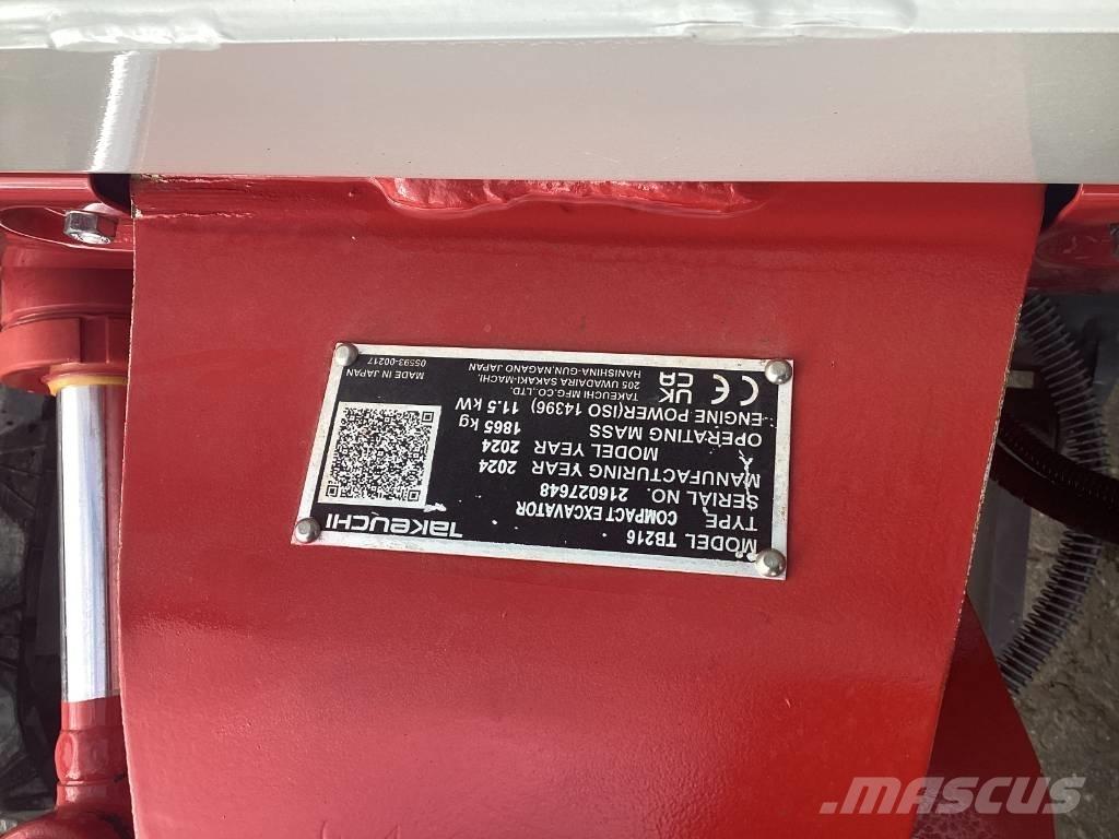 Takeuchi TB 216 小型挖掘机