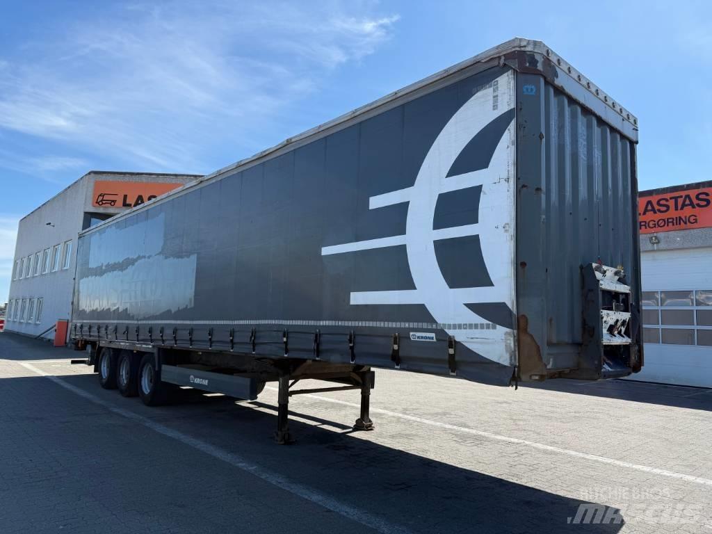 Krone 3 aks gardin 侧帘半挂车