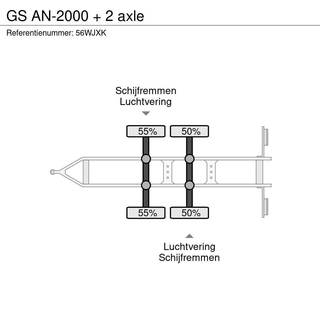 GS AN-2000 + 2 axle 自卸半挂车