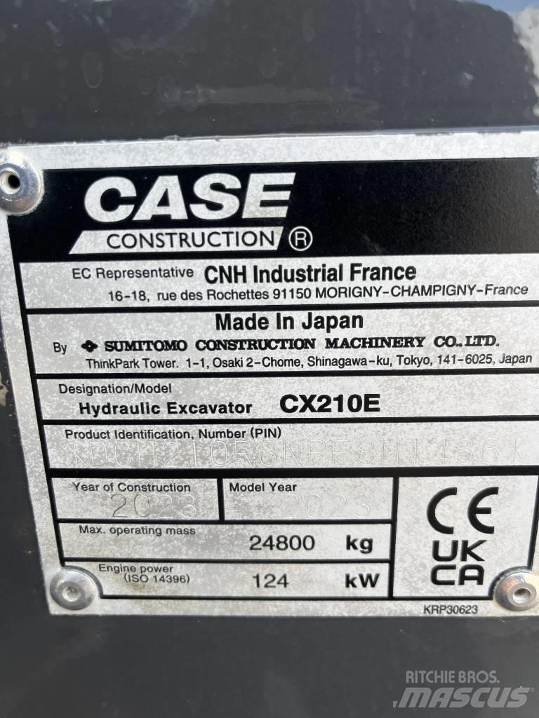 CASE CX 210 E 履带挖掘机