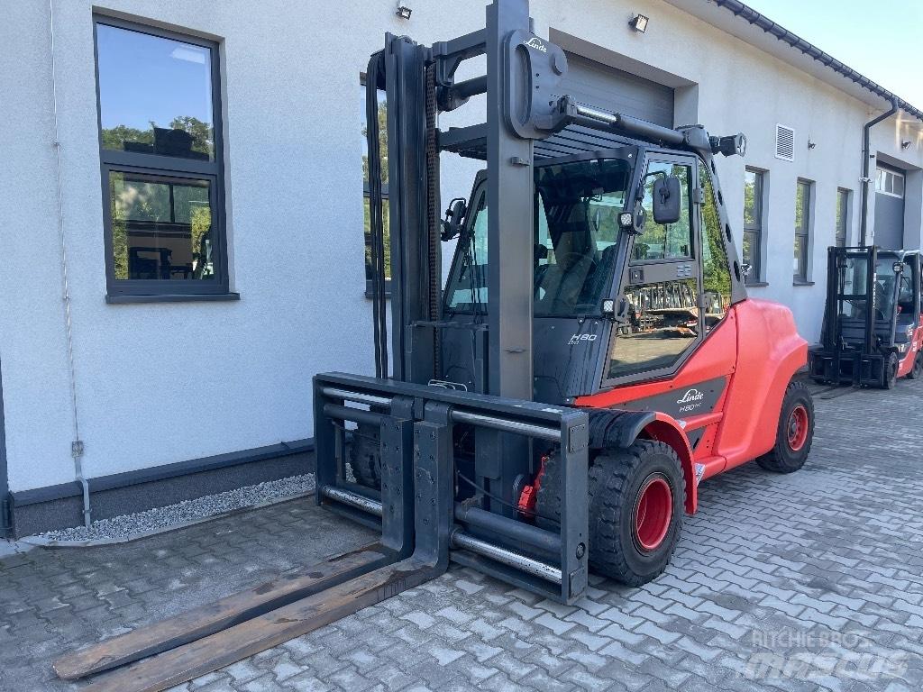 Linde H80T-03/1100 天然气叉车