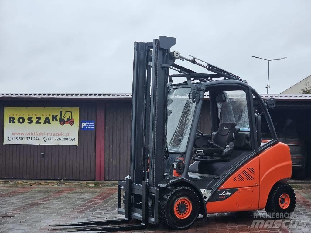 Linde H35T-02 天然气叉车
