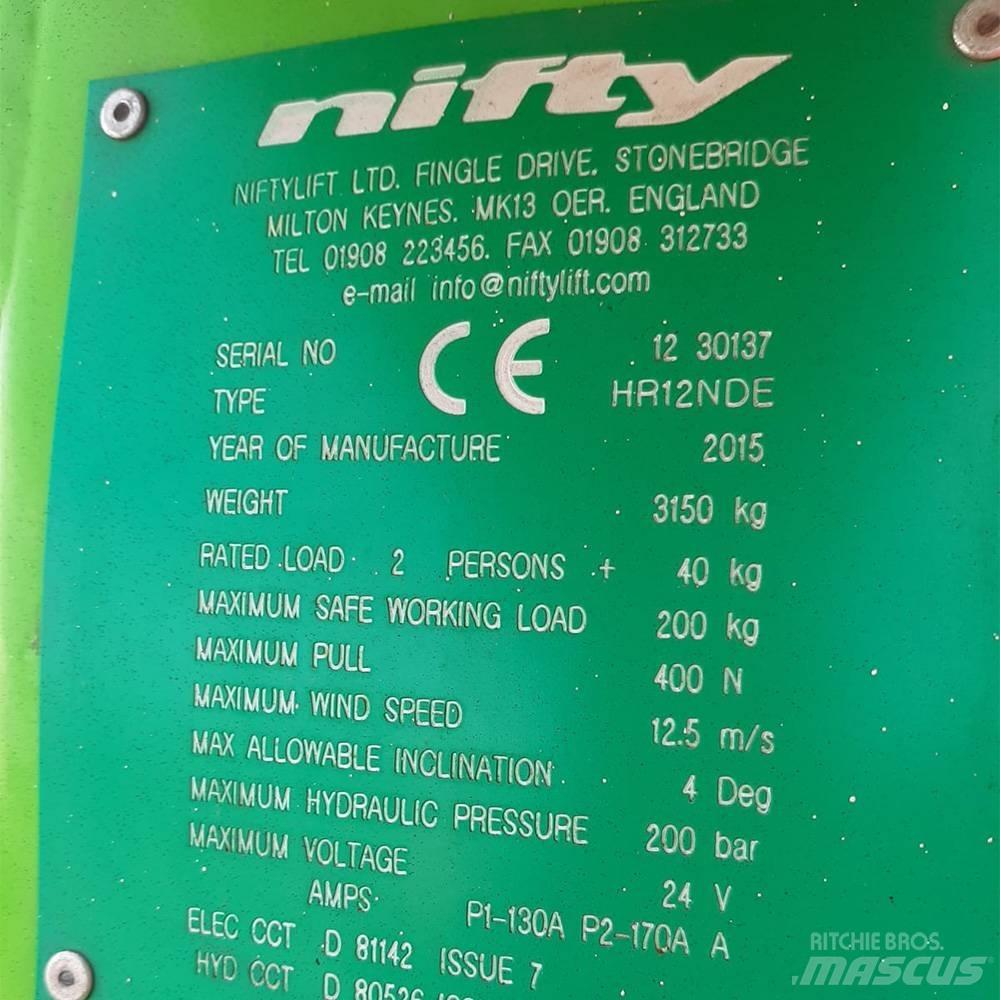 Niftylift HR 12 曲臂高空工作平台