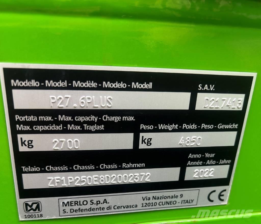 Merlo P 27.6 Plus 伸缩臂叉装车|叉装车
