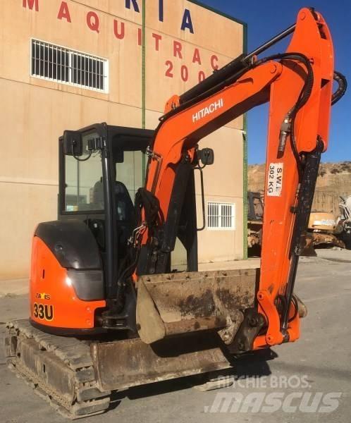 Hitachi ZX 33 U-5 A 小型挖掘机
