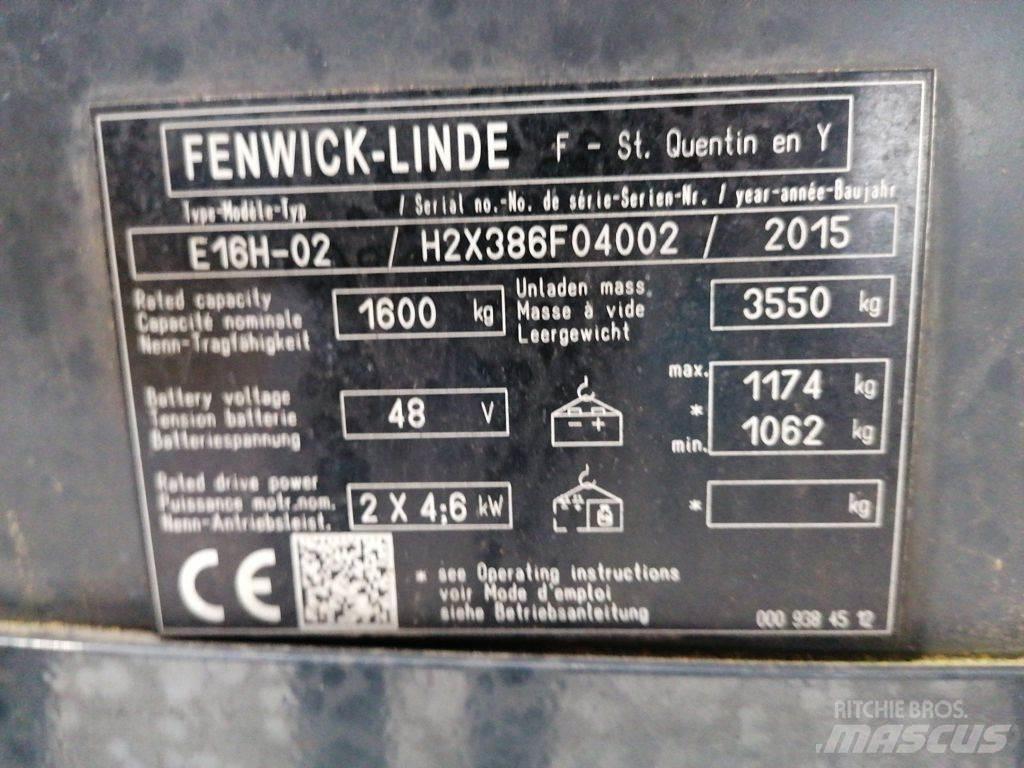 Linde E16H-02 电动叉车