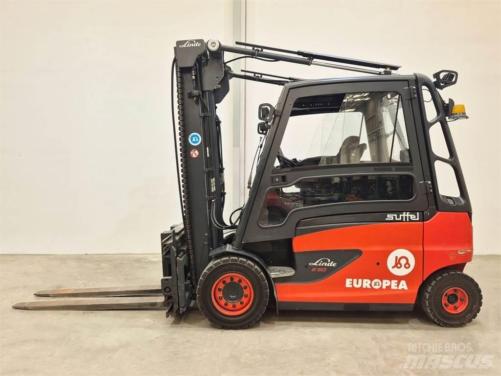 Linde E50HL 01 600 电动叉车