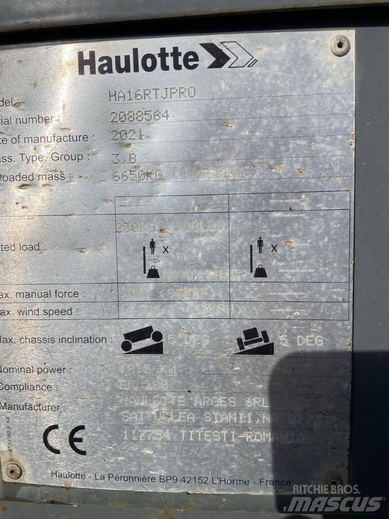 Haulotte HA16RTJ PRO 自走式伸缩臂升降机