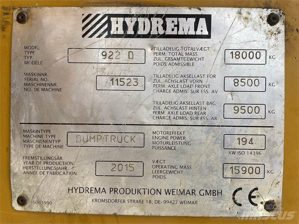 Hydrema 922D 翻斗车\公路型自卸车