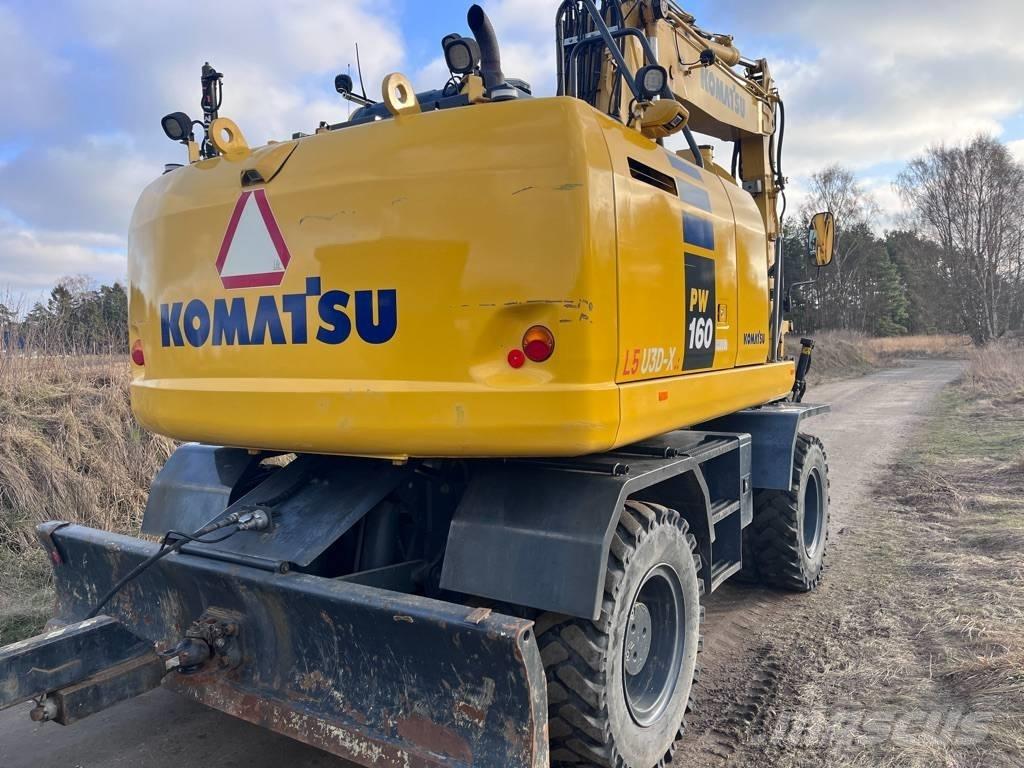 Komatsu PW 160 轮式挖掘机