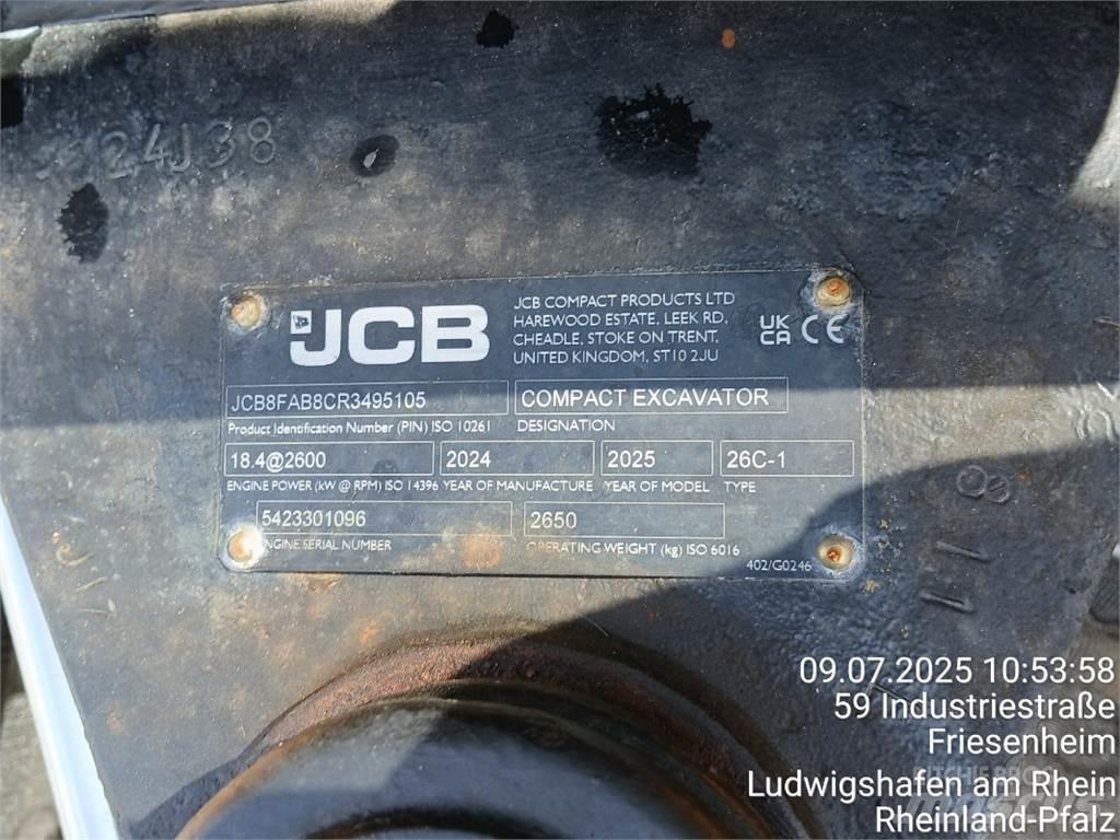 JCB 26C-1 小型挖掘机