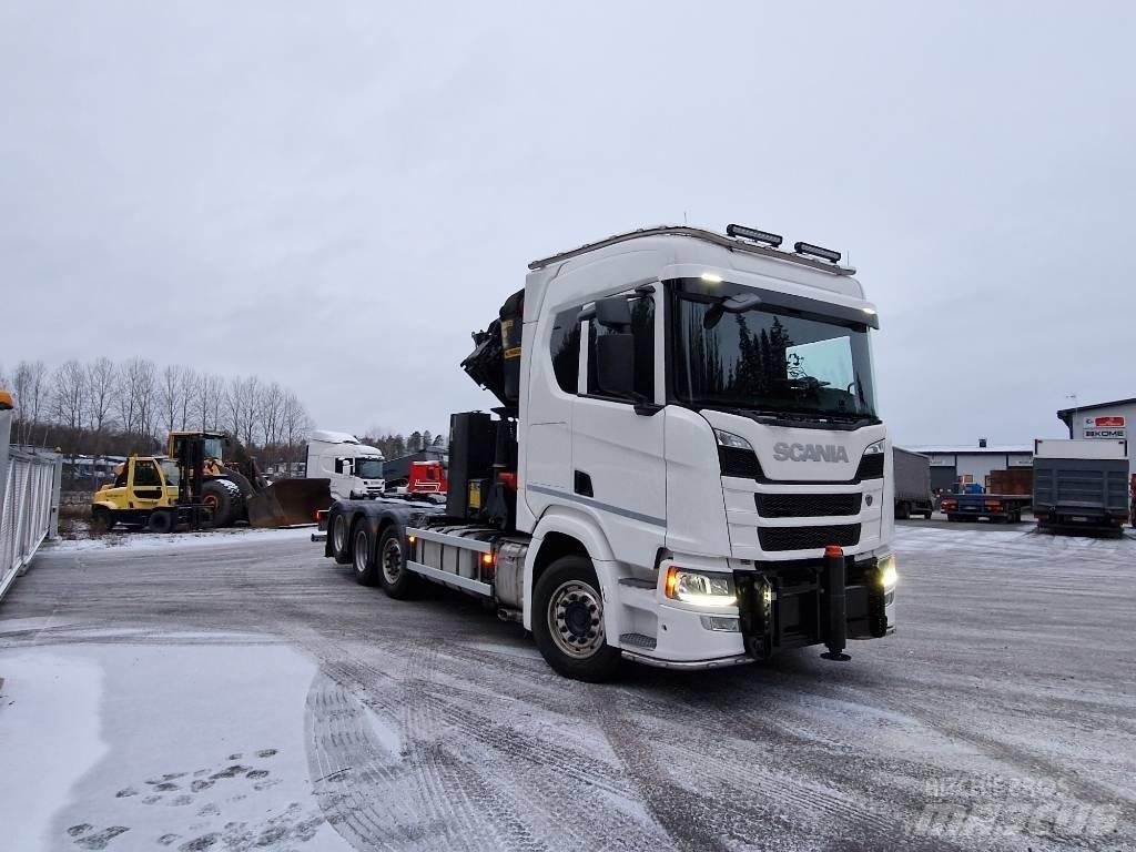Scania R540 8x2 工程吊钩车