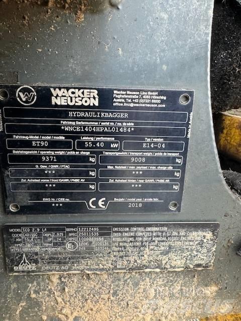 Wacker Neuson ET 90 履带挖掘机