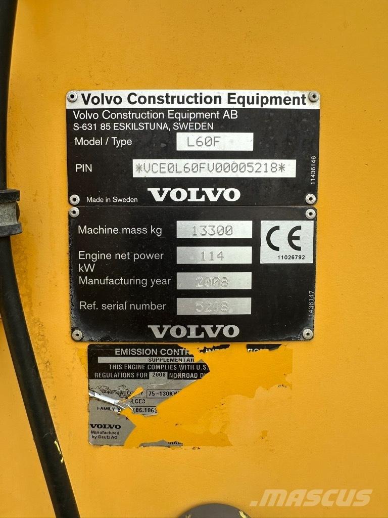 Volvo L60F 轮式装载机