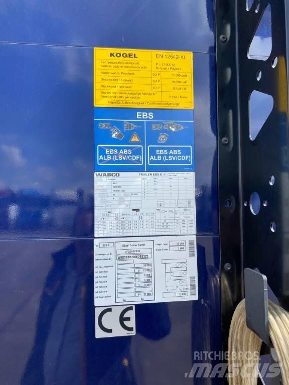 Kögel S 24 侧帘半挂车