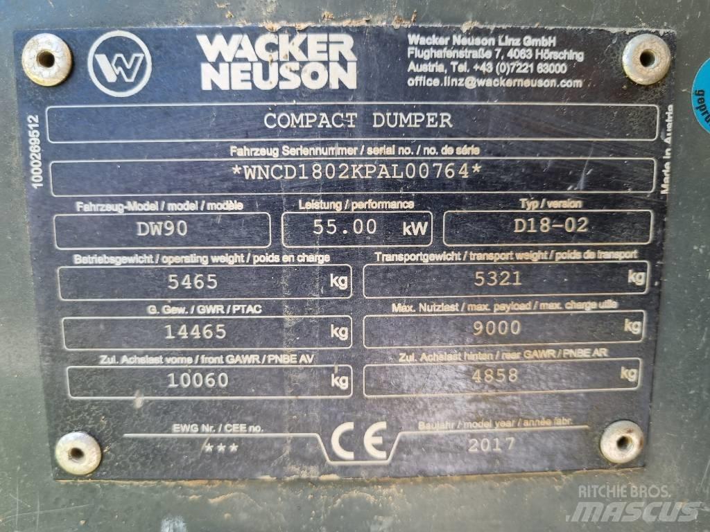 Wacker Neuson DW 90 翻斗车\公路型自卸车
