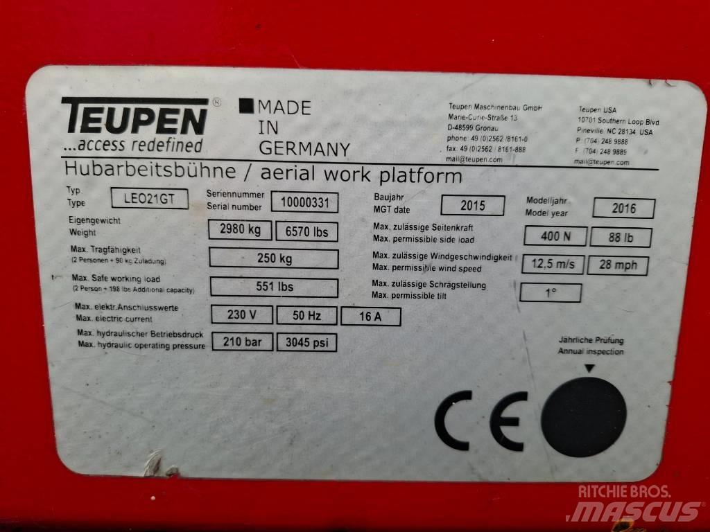 Teupen LEO 21 GT 曲臂高空工作平台