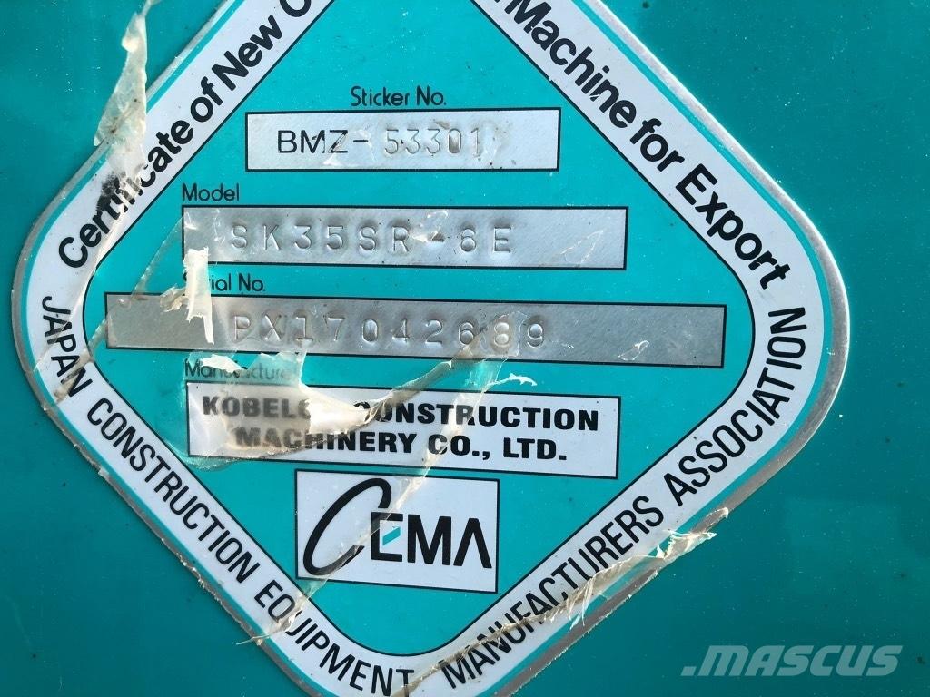 Kobelco SK 35 SR-6E 小型挖掘机