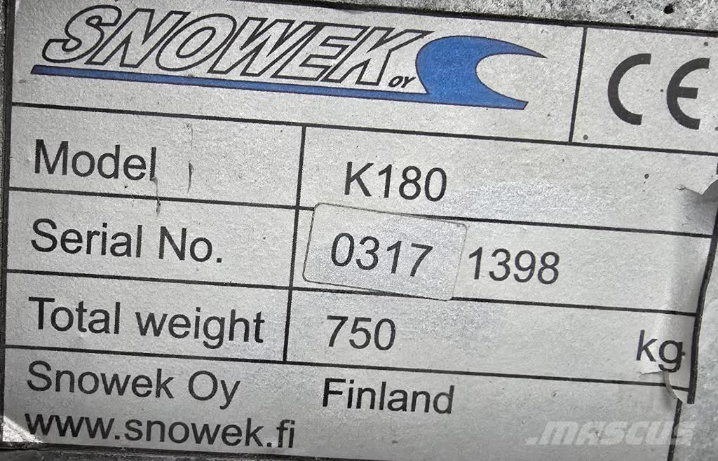 Snowek K180 其他清扫车和扫雪车