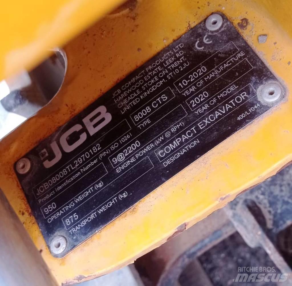 JCB 8008 CTS 小型挖掘机