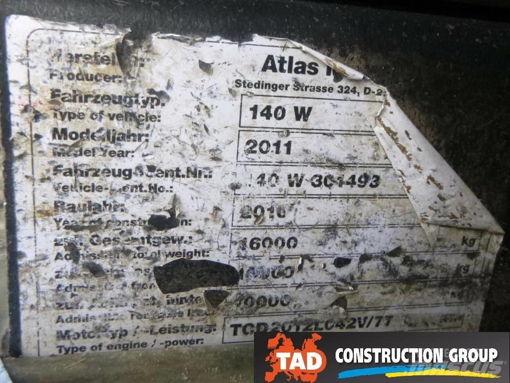 Atlas 140 W 轮式挖掘机