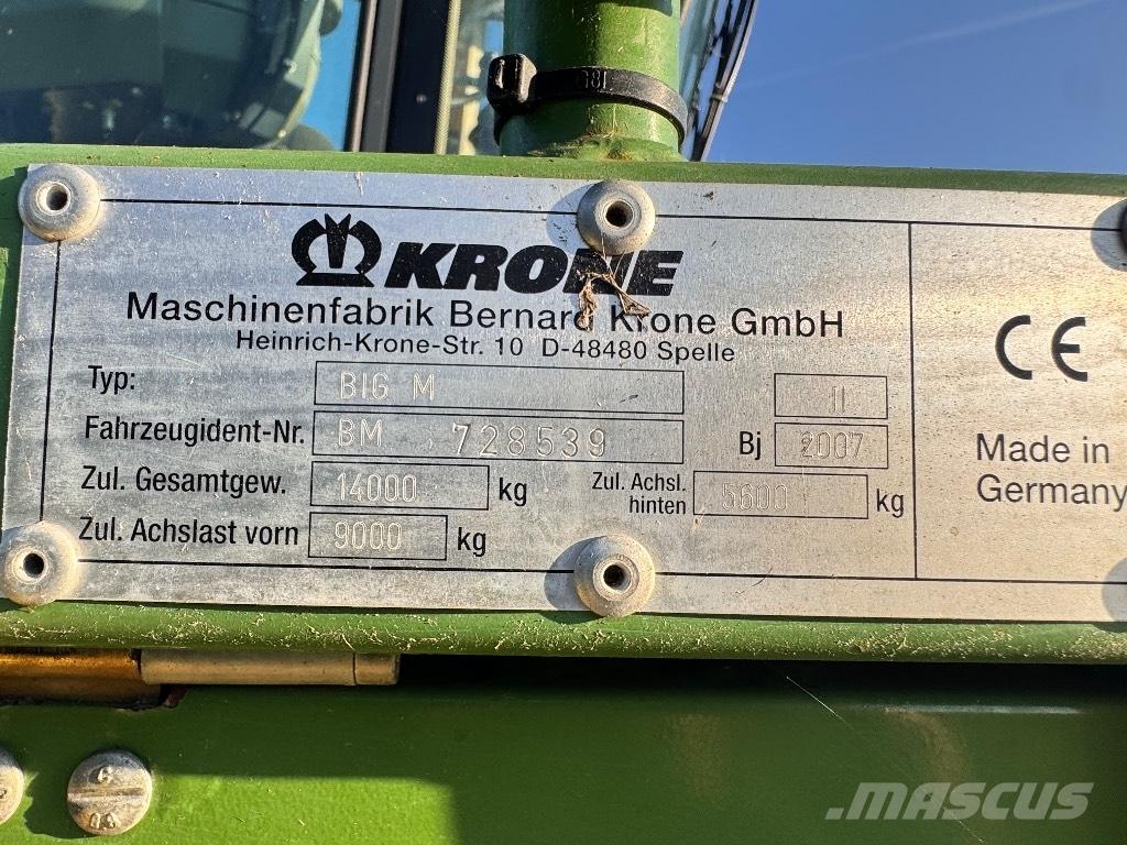 Krone Big M II 割草机