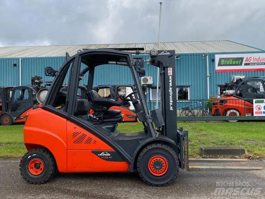 Linde H35T-02 天然气叉车