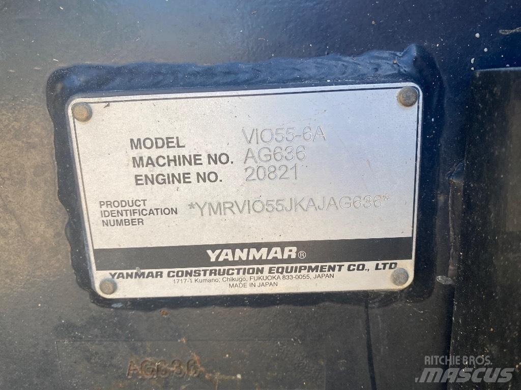 Yanmar Vio 55-6 A 小型挖掘机