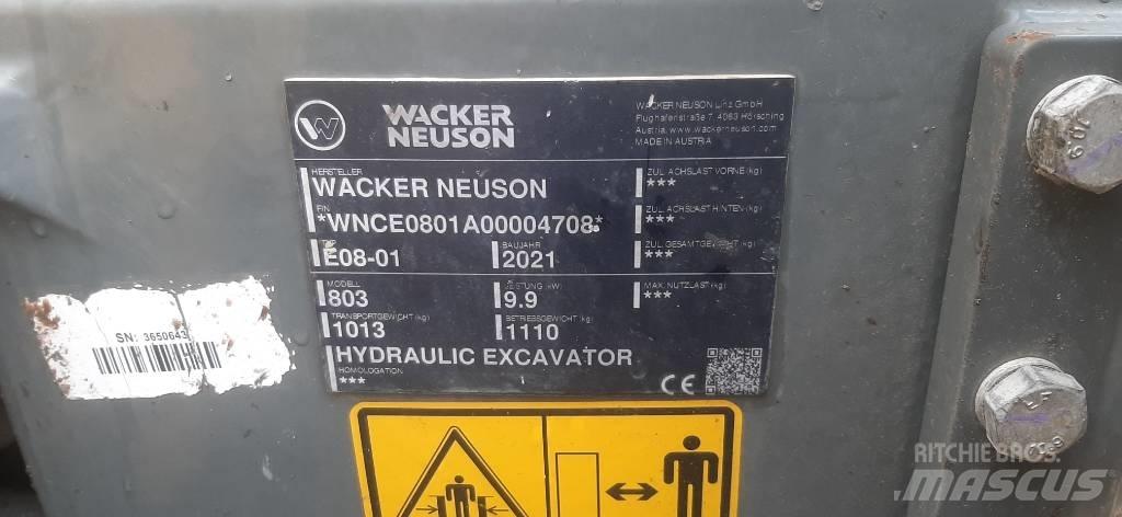 Wacker Neuson 803 履带挖掘机