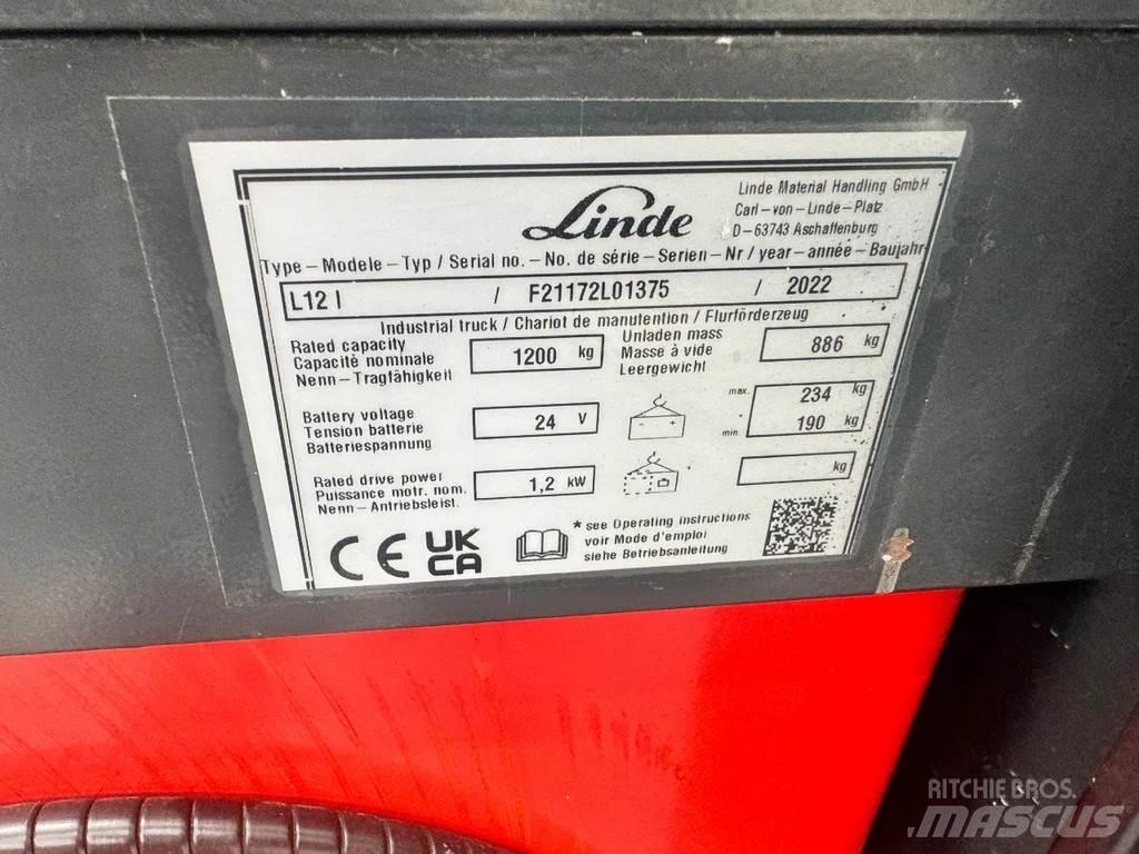 Linde L 12 l 手推堆垛车