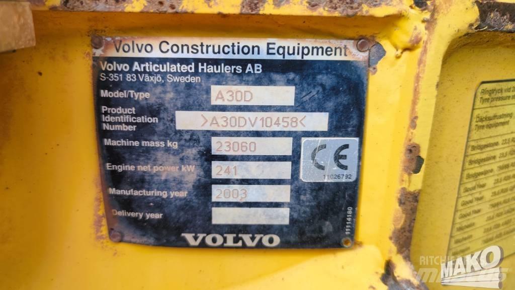 Volvo A 30 D 铰接式自卸车