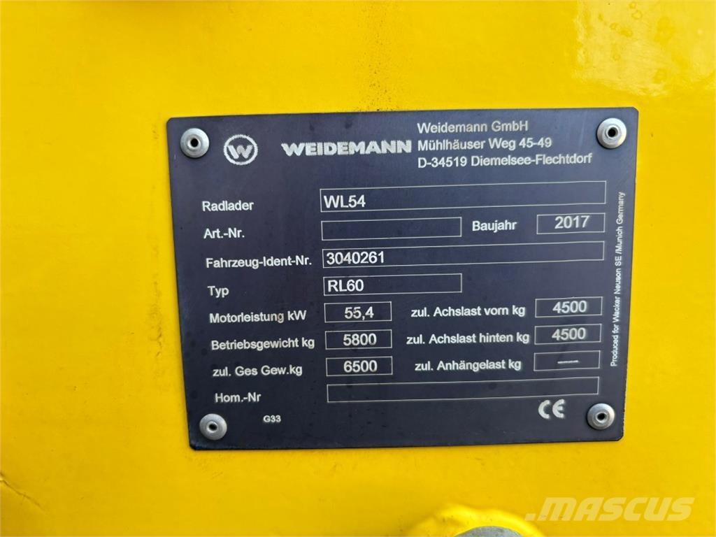 Wacker WL 54 轮式装载机