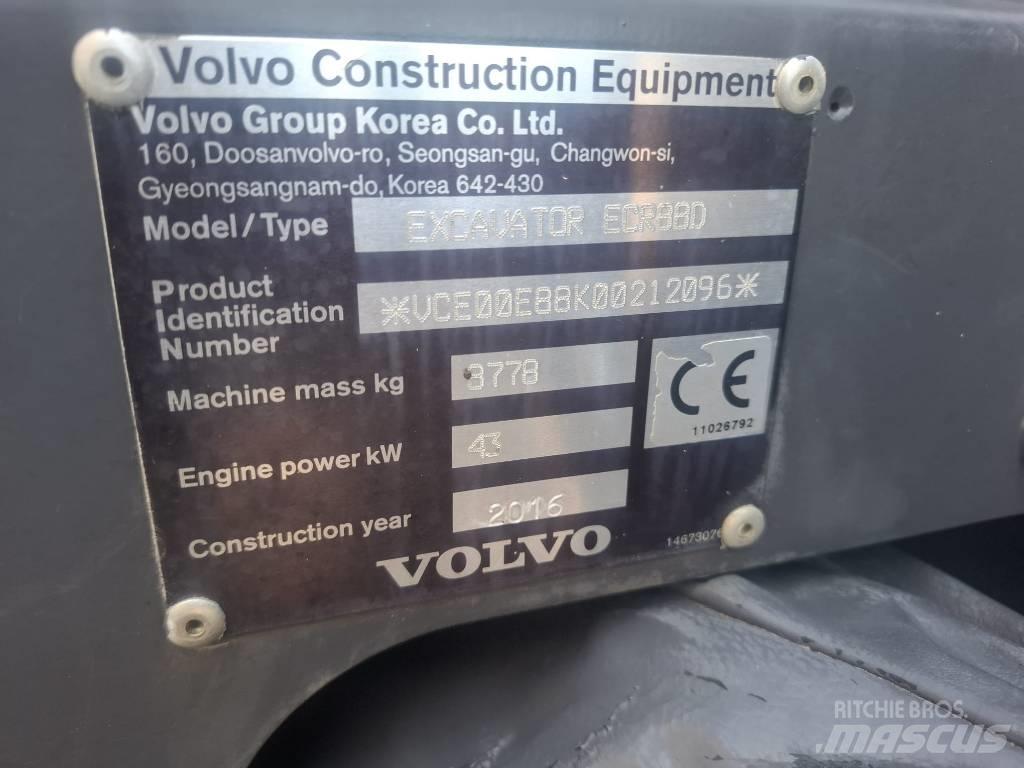 Volvo ECR 88 D 中型挖掘机