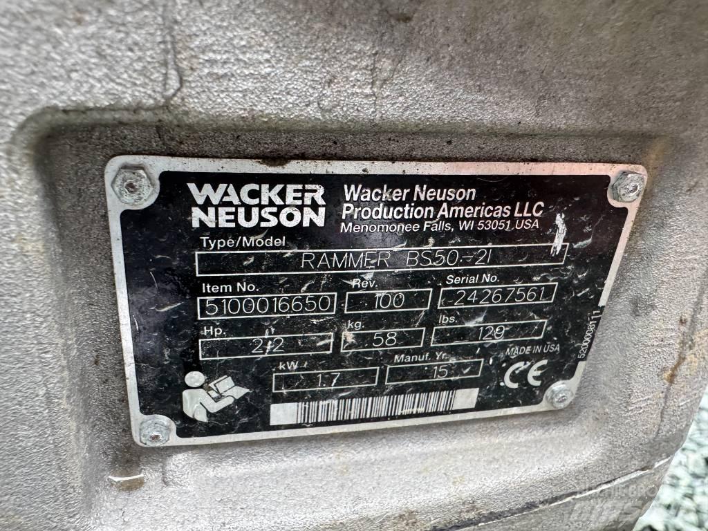 Wacker Neuson BS50-2 匝道机
