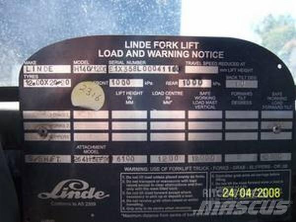 Linde H140/1200 集裝箱车