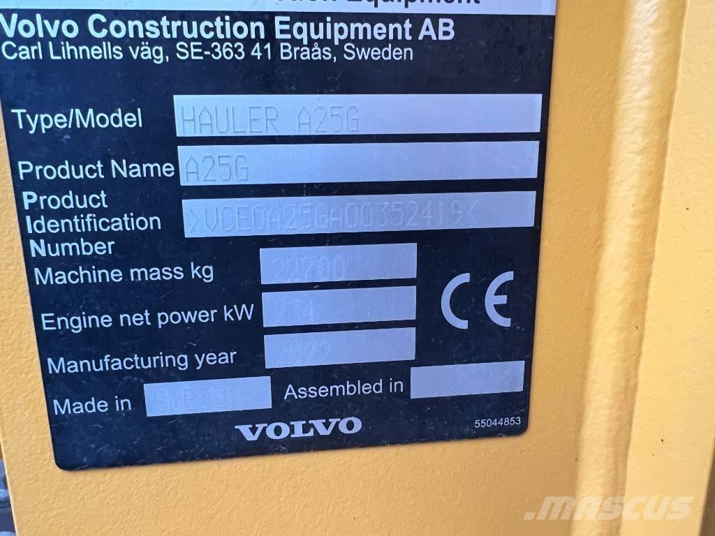 Volvo A25G 铰接式自卸车