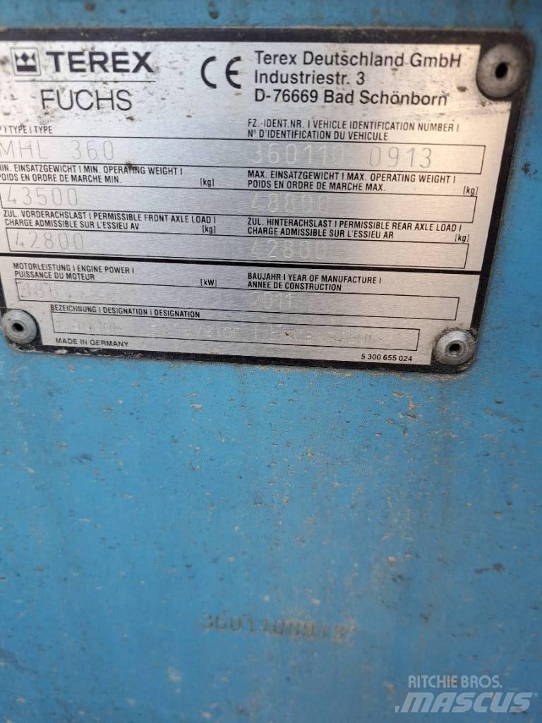 Fuchs MHL360D 工业挖掘机