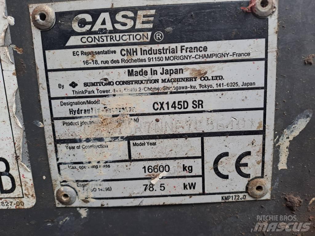 CASE CX145D SR 履带挖掘机