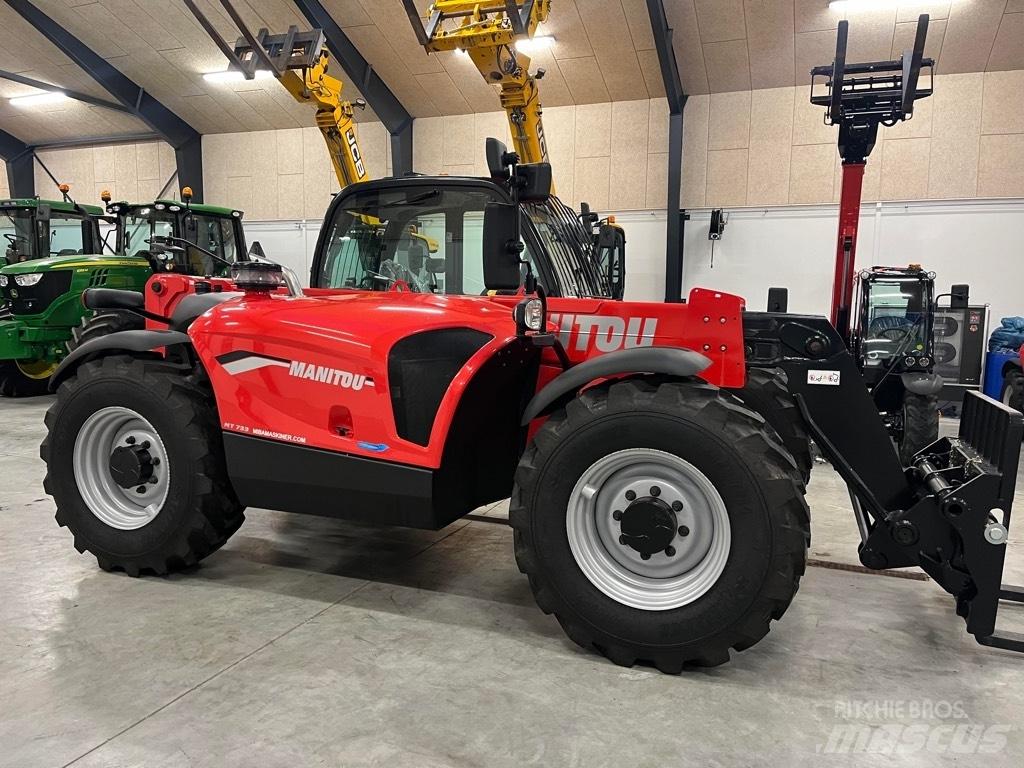 Manitou MT733 伸缩臂叉装车|叉装车