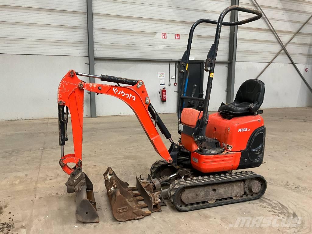 Kubota K 008-3 小型挖掘机