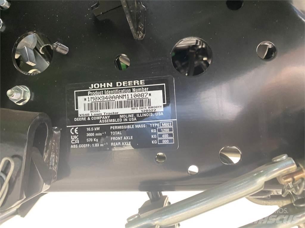 John Deere X940 割草机