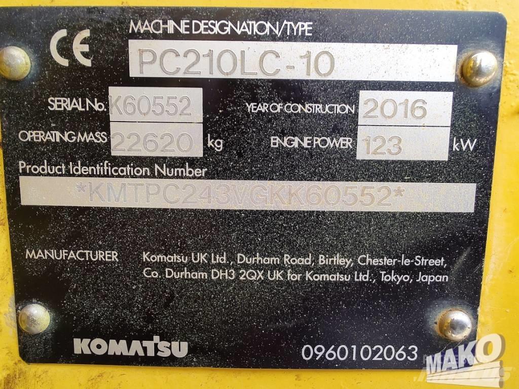 Komatsu PC 210 履带挖掘机