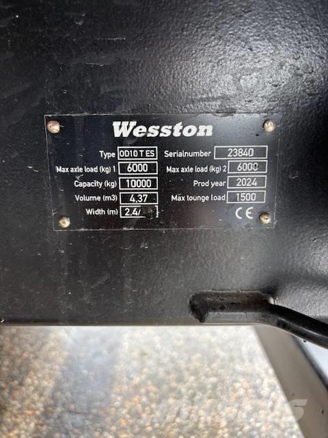  wesston Tippvagn 自卸拖车