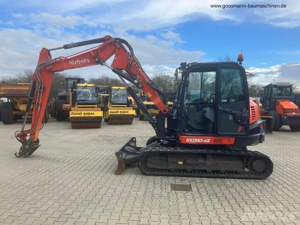 Kubota KX080-4a 中型挖掘机